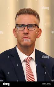 U.S. Soccer Athlete Representative Chris Ahrens, attends a meeting of the  organization's board of directors Friday, Dec. 6, 2019, in Chicago. (AP  Photo/Charles Rex Arbogast Stock Photo