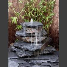 Kaskaden Quellstein Grau Schwarzer Schiefer 7teilig In 2020 Backyard Water Feature Diy Garden Fountains Waterfalls Backyard