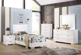 Felicity Youth Low Profile Bedroom Set W Led Lighting Bedroom Set Low Profile Bedroom Twin Size Bedding