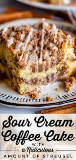 Bisquick Coffee Cake Sour Cream Sour Cream Coffee Cake With A Ridiculous Amount Of Streusel From The Food Charla With Images Coffee Cake Recipes Easy Sour Cream Coffee Cake Coffee Cake Recipes