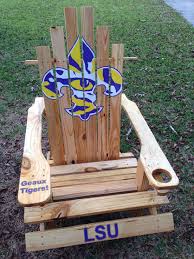 Geauxtigers Lsu Custom Adirondack Chair Adirondack Chair Adirondack Adirondack Chairs