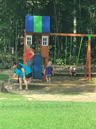 Review Photo 1 Wooden Swing Set Swing Set Wooden Swings