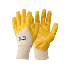 Nitrile rubber coated gloves yellow - Stafit OÜ