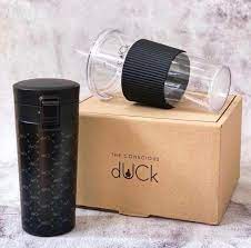 Duck dynasty coaster set work hard packaging drinkware products tumbler working hard hard work. Duck Drinkware Set Black Kitchen Appliances On Carousell