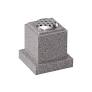 Black Granite Vase from mossfords.com