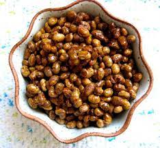 Maple Roasted Soy Beans Soy Nuts Roasted Soybeans Bean Snacks Soybean Recipe