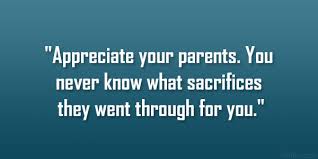 Sacrificing love for parents quotes. Parent Sacrifice Quotes Quotesgram