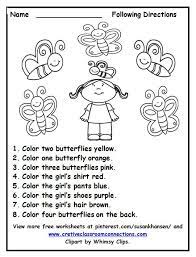 Check spelling or type a new query. Free Following Directions Worksheet With Color Words Provides A Fun Activity Fo Follow Directions Worksheet Following Directions Worksheets Direction Worksheet