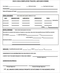 Along with what is free sample salary advance. Free 8 Sample Employee Advance Forms In Ms Word Pdf