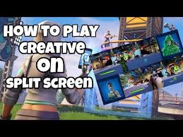 Apr 16, 2021 · go to fortnite's main lobby on the main player's account. How To Play Creative On Split Screen Not Click Bait Youtube
