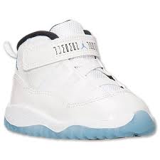 Black And Baby Blue Jordans Kids Toddler Air Jordan Retro 11 Basketball Shoes Cute Baby Shoes Boy Shoes Baby Boy Shoes
