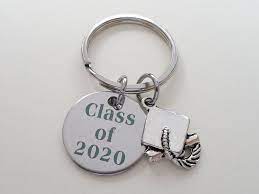 Class Of 2020 Keychain With Graduation Cap Charm Graduation Gift Keychain For Graduate Personalized Graduation Gifts Graduation Keychain Graduation Gifts