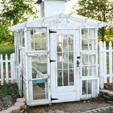 The trick to reusing these windows for a greenhouse is that you have to take what you get. Diy Vintage Garden Greenhouse From Old Windows Repurpose Mindy