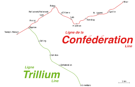 Der O Zug Der Die Hauptstadt Kanadas Ottawa Befahrt Hat Es Zu Einer Sehr Grossen Beliebtheit Gebracht Es Handelt Sich Bei Ihm Um Ein Train Map Train O Train