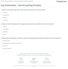 You'll learn more about casting, production teams, plots, musical scores, and random facts in these 2010's movies trivia questions and answers. Quiz Worksheet Internal Auditing Principles Study Com