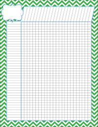 chevron green incentive chart barker creek classy