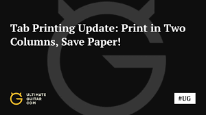 Tab Printing Update Print In Two Columns Save Paper