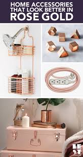 There's a reason everyone is obsessed with rose gold. 15 Best Rose Gold Decor Picks For Your Home Cute Rose Gold Home Decor