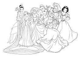 Une grande collection de pages à colorier elsa tirées du dessin animé frozen. Coloriage Princesse Gratuit 25 Dessins A Imprimer En 1 Clic