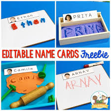 You focus on designing your website, we take care of providing you with data to carry out your tests. Editable Name Cards With Student Pictures Pre K Pages