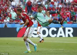 .vs portugal, pertandingan hungaria vs portugal bukanlah laga perdana kedua nya malam ini. Portugal 3 3 Hungary Euro 2016 Result Cristiano Ronaldo Scores Twice To Fire His Side Into Last 16 Clash With Croatia Daily Mail Online