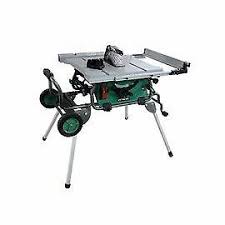 Table Saws 122835 Hitachi C10rj 10 Jobsite Table Saw 15 Amp W Fold And Roll Stand Buy It Now Only 379 On Ebay T Jobsite Table Saw Table Saw Jobsite