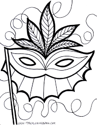 Click the download button to find out the full image of african. Mask Coloring Pages To Download And Print For Free