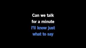 Can we talk for a minute about your name? Karaoke Can We Talk Tevin Campbell Cdg Mp4 Kfn Karaoke Version