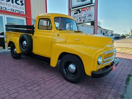 Image result for Diamond Yellow 1950 Truck