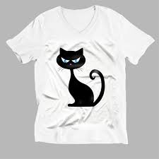 Kedi V Yaka Tisort V Yaka T Shirt Dchay634