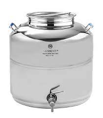 Lid vented lid all deals sale large (16 and up) small (under 12) electric coil gas not cooktop compatible smooth surface induction smooth surface non induction beige black blue brown clear gold gray green multicolored pink red silver white 1 2 3 4 5. 50 Liter Stainless Steel Water Serving Container With Premium Steel Spigot Steelys Drinkware
