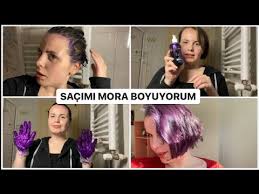 Sacimi Acmadan Yipratmadan Nasil Mora Boyuyorum L Jean S Color Boya L Evde Renkli Sac Boyama Youtube