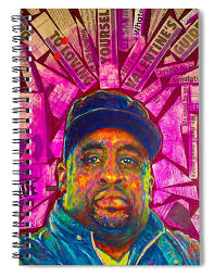 Patrice O'Neal Spiral Notebook by Jacob Wayne Bryner