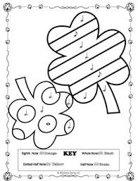 From simple and easy st. St Patricks Day Music Coloring Pages 16 St Patrick S Day Music Activities