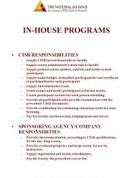 The authors, jon persky, cic, cpa, phr, and jenny foster, cic, have drawn upon years of teaching and consulting to produce a practical book for Copyright The National Alliance For Insurance Education Research All Rights Reserved In House Programs Insuring Commercial Property Insuring Ppt Download