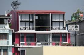 The grounds are gated and double fenced. View Of Inn A Day From Wat Arun Picture Of Inn A Day Bangkok Tripadvisor