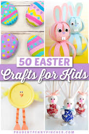 I am so in love with spring right now. 50 Easy Easter Crafts For Kids Prudent Penny Pincher