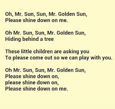 Mr Golden Sun Songs For Toddlers Transition Songs For Preschool Preschool Circle Time Songs