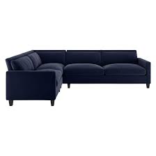 Lounge In Style With This Italian Made Chester Velvet Navy Right Arm Corner Sofa Which Features A Blue Corner Sofas Corner Sofa Living Room Velvet Corner Sofa