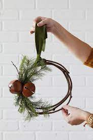 I'm gathering ideas for inspiration for diy homemade wreaths for decorating the house. Modern Christmas Wreath Ideas Fresh Ways To Welcome The Holidays Think Make Share Christmas Wreath Designs Christmas Wreaths Diy Modern Christmas