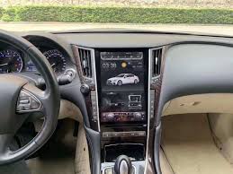 Tesla Style Vertical Screen Android Car Radio Gps Navigation For Infiniti Q50 Tesla Infiniti Q50 Gps Navigation