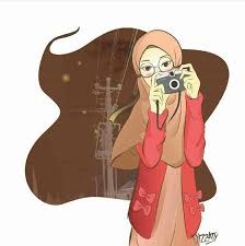  Pin Oleh Nas Naza Di Muslimah Art Kartun Animasi Gambar