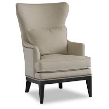 Bryn Transitional Wing Chair With English Arms And Exposed Wood Legs By Sam Moore At Darvin Furniture Wing Chair Chair Furniture
