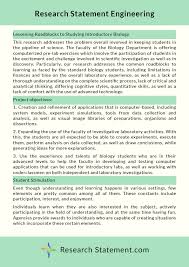 Learn how to write a great proposal by reading this blog. Engineering Research Statement Sample By Researchstatement74 On Deviantart