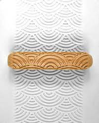 Clay Texture Roller Pottery Hand Roller Rising Sun Etsy In 2020 Clay Texture Clay Polymer Clay Crafts