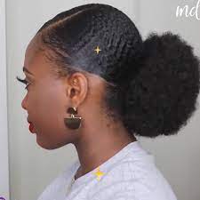 Sleek Hairstyle In 2021 Natural Hair Ponytail Sleek Hairstyles Hair Ponytail Styles