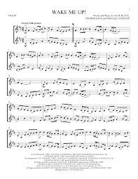 Very easy christmas violin sheet music songs pdf for beginners, collection 1. Avicii Wake Me Up Sheet Music Notes Chords Easy Guitar Tab Download Country 152795 Pdf