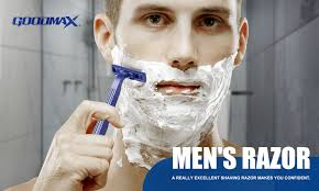 GOODMAX-afeitadora de doble hoja de acero inoxidable para hombre,  desechable de una sola vez maquinilla de afeitar, respetuoso con el medio  ambiente| Alibaba.com