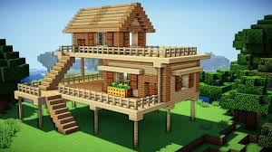 It has a beautiful and symmetric design which is very easy to build. Minecraft Starter House Tutorial How To Build A House In Minecraft Easy Youtube