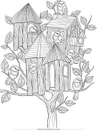 We've searched high and low for free bird coloring pages. Free Birdhouse Coloring Page Free Coloring Daily